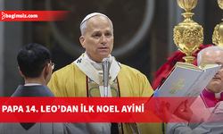 Papa 14. Leo, Vatikan'da ilk kez Noel ayini yönetti