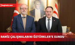 Ziya Öztürkler, OKKÜ Mühendislik Fakültesi Dekanı Refet Ramiz’i kabul etti