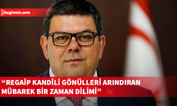 Berova, Regaip Kandili mesajı yayımladı