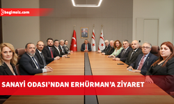 Erhürman, KTSO Başkan ve yönetim kurulu üyeleriyle bir araya geldi