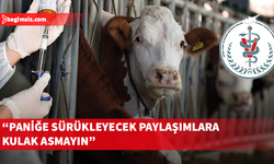 Veterinerlerden şap açıklaması: Hastalık yerli et ve süt ürünü tüketilmesi için risk taşımaz..