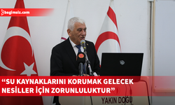 Özçınar, su sorunları konferansına katıldı