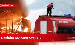 Gazimağusa’da makinist garajında yangın