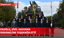Ataoğlu Sivil Savunma Teşkilatı’nı ziyaret etti