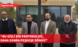 Tel-Sen Başkanı Üredi Meclis önünde basın açıklaması yaptı