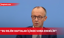 Merz, İran rejiminin son günlerini yaşadığını belirtti