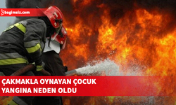Çakmakla oynayan çocuk yangına neden oldu