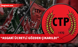 CTP asgari ücretin hayat pahalılığı oranında artırılmamasını eleştirdi