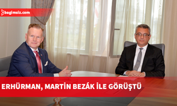 Erhürman, Slovakya’nın Lefkoşa Büyükelçisi Martin Bezák ile görüştü