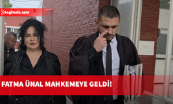 Fatma Ünal ilk PI duruşması için Güzelyurt Kaza Mahkemesi'ne getirildi..