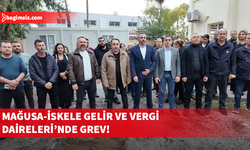 Üç sendika bugün Mağusa-İskele Gelir ve Vergi Daireleri'nde grev yapacak