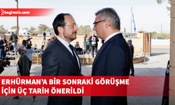 Hristodulis, Erhürman'a bir sonraki görüşme için üç tarih önerdi