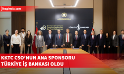 KKTC CSO ile Türkiye İş Bankası arasında ana sponsorluk protokolü imzalandı