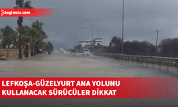 Lefkoşa-Güzelyurt ana yolunu kullanacak sürücüler dikkat