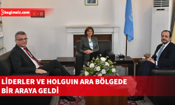 Cumhurbaşkanı Erhürman ve Rum Yönetimi Lideri Hristodulidis, Holguin ev sahipliğinde ara bölgede bir araya geldi