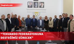 Arıklı, Gökbilen ve federasyonun yeni yönetim üyelerini kabul etti