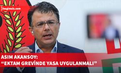 Asım Akansoy EKTAM Grevinde Yasanın Uygulanmasını İstedi