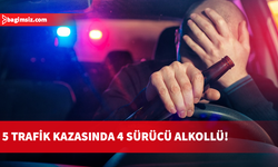 5 trafik kazasında 3 kişi yaralandı…