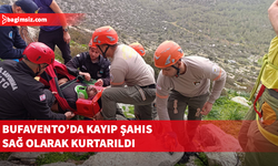 Bufavento’da Kayıp Şahıs Sağ Olarak Kurtarıldı