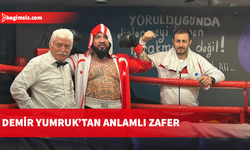 Demir Yumruk Metin Turunç, galibiyeti deprem şehitlerine adadı