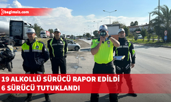 Trafik denetimlerinde 381 sürücü rapor edildi, 45 araç trafikten men edildi