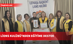 Lefkoşa Başkent Lions Kulübü’nden eğitime katkı