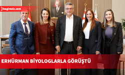 Erhürman, Kıbrıs Türk Biyologlar Derneği yönetimini kabul etti