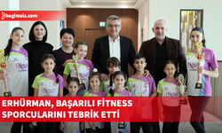 Erhürman, Milli Fitness ve Vücut Geliştirme sporcularını kabul etti