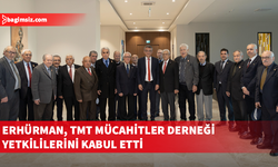 Cumhurbaşkanı Erhürman, TMT Mücahitler Derneği yetkililerini kabul etti