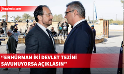 Hristodulidis'ten Erhürman’ın açıklamalarına yanıt