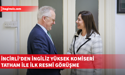 İncirli, İngiliz Yüksek Komiseri Tatham ile görüştü