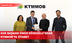 KHK Başkanı Köseoğlu, Mühendis ve Mimar Odaları Birliği’ni ziyaret etti