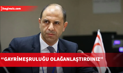 Özersay, Meclis kapısına polis barikatı kurulmasını değerlendirdi