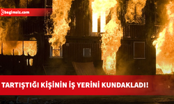 Serhatköy’de, sorun yaşadığı kişinin kaporta atölyesini kundaklayan şahıs tutuklandı