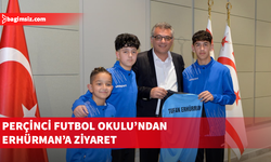 Erhürman Perçinci Futbol Okulu’ndan sporcu, yönetici ve aileleri kabul etti