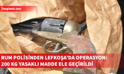 Rum Polisi Lefkoşa’da 200 kg yasaklı madde silah ve patlayıcı ele geçirdi