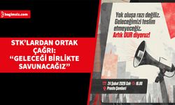 STK'lardan ortak çağrı: “Geleceği Birlikte Savunacağız”