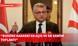 Erhürman, Hristodulidis ile gerçekleştirdiği görüşmeyi değerlendirdi