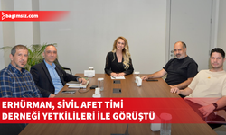 Nilden Bektaş Erhürman, Sivil Afet Timi Derneği yetkilileri ile görüştü
