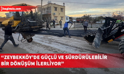 Zeybekköy’de su altyapısı yenilendi, asfaltlama süreci başladı