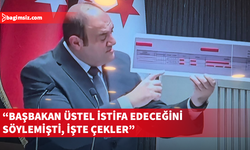 Barçın kürsüden çekleri gösterdi!