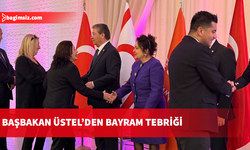 Başbakan Üstel, bayram tebriği kabul etti