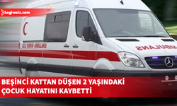 Gazimağusa’da salı günü 5. kattan aşağıya düşen çocuk kurtarılamadı