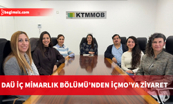 DAÜ Mimarlık Fakültesi İç Mimarlık Bölümü, Kıbrıs Türk İç Mimarlar Odası’nı ziyaret etti