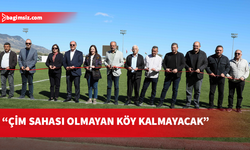 Değirmenlik'te zemini doğal çime dönüştürülen Sadık Cemil Stadyumu törenle açıldı