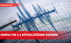 Denizli Buldan'da 5.1 büyüklüğünde deprem