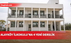 Alayköy İlkokulu’nda 4 yeni derslik tamamlandı, açılış için son hazırlıklara geçildi