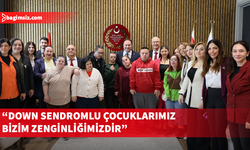 Down sendromlu gençler Meclis Başkanı Öztürkler'i ziyaret etti