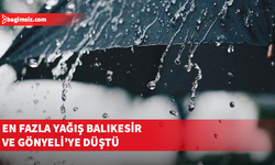 Son 24 satte en fazla yağış Balıkesir ve Gönyeli’ye düştü