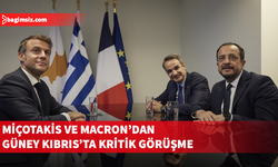 Yunanistan Başbakanı Miçotakis ve Fransa Cumhurbaşkanı Macron bugün Baf’ta bir araya gelecek